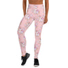 Pink High Waisted Yoga Lulu Leggings - Emerson Crystals