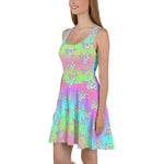 Rainbow Tattoo Skater Dress - Emerson Crystals