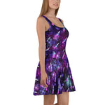 Galaxy Oil Skater Dress - Emerson Crystals