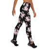 Black High Waisted Yoga Lulu Leggings - Emerson Crystals