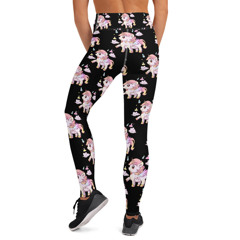 Black High Waisted Yoga Lulu Leggings – Unicorn Lab