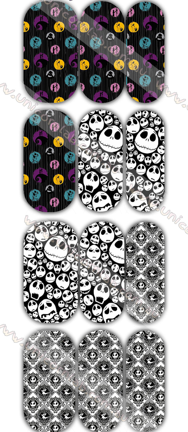 Nightmare before Xmas Design 3 Waterslide Decals