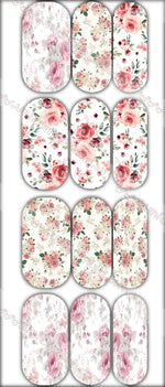 Floral Design 2 Waterslide Decals - Emerson Crystals