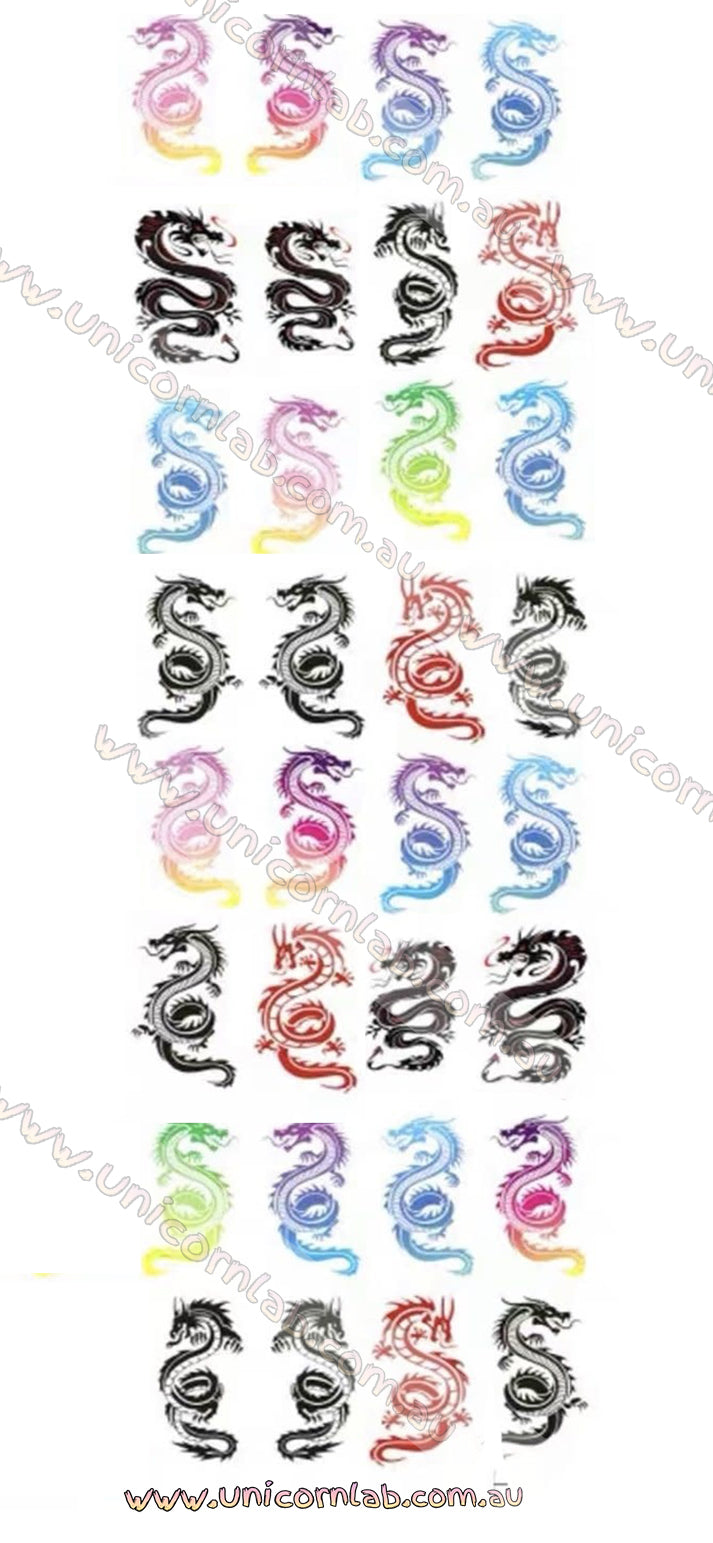 Dragon Waterslide Decals