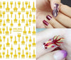 Nail Sticker - Design SH90 - Emerson Crystals