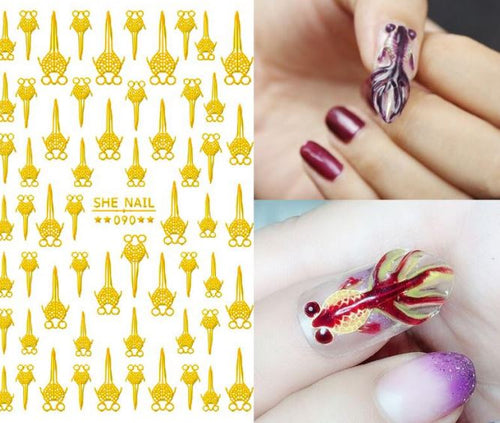 Nail Sticker - Design SH90 - Emerson Crystals