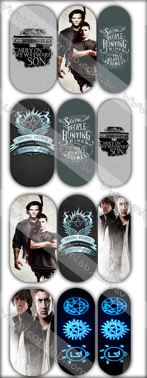 Supernatural Waterslide Decals - Emerson Crystals