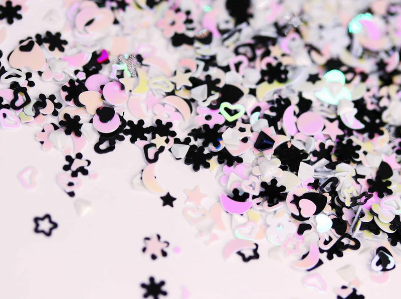 Lunar Night Mix Shape Glitter